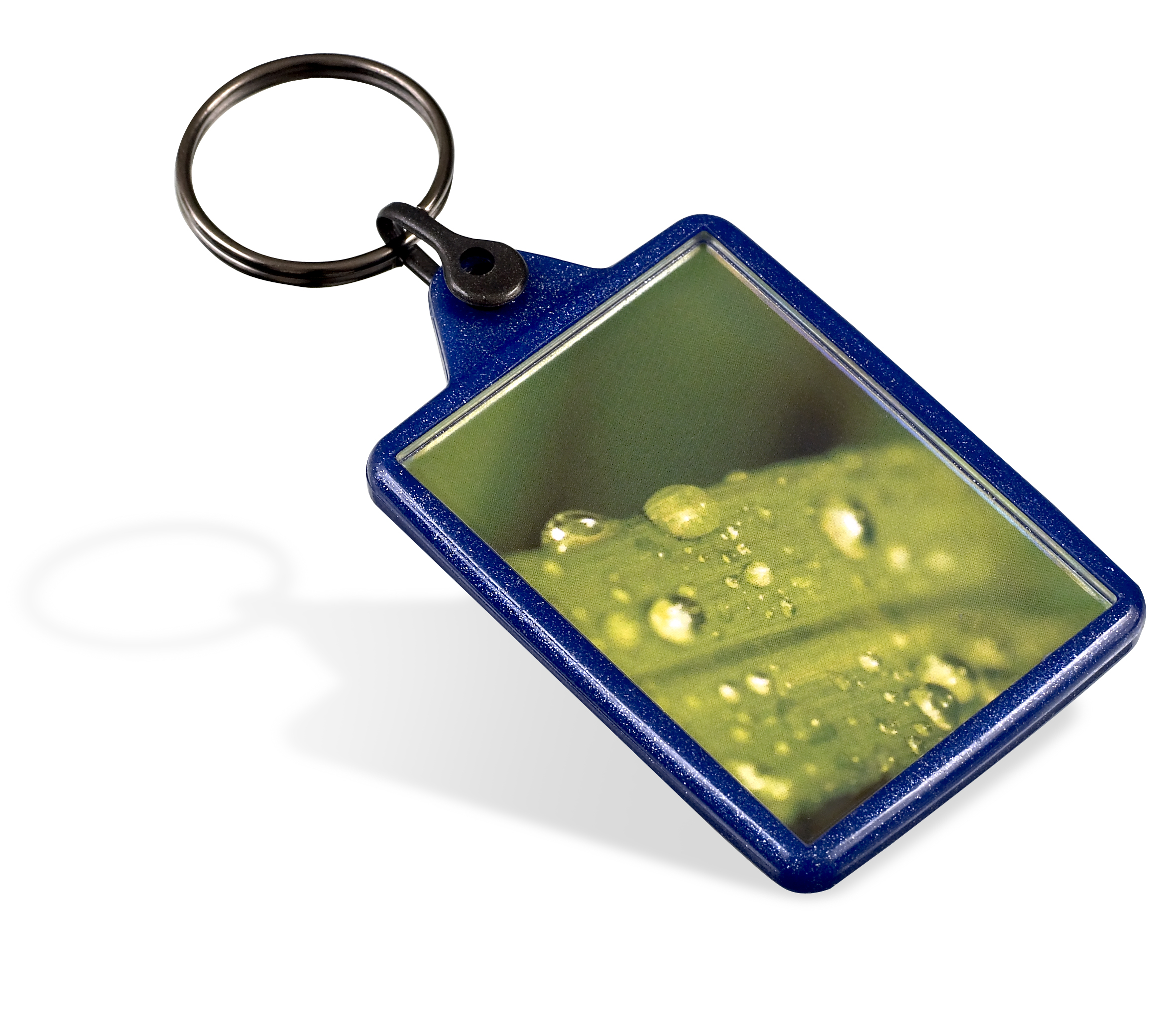 IL05 recycled key ring in blue