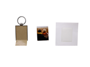 CDIP08 Crystal Dome Keyring Passport Photo Size unassembled