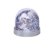 DS08 Metallic Snow Domes 70x62mm Assembled