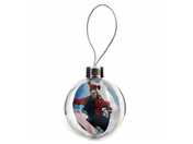 XB02 Bauble clear/clear with photo insert