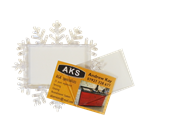 XZF02-CR Snowflake Photo Coaster Unassembled