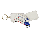 Van Shaped Keyrings Unassembled