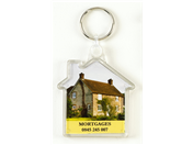 Medium House Keyring 48x50mm assembled
