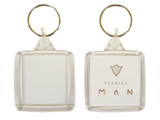 IS02 Square Keyring 38x38mm Blank