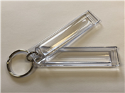 Number Plate Blank Keyrings are a great value way to promote your brand.