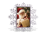 Snowflake Fridge Magnet 45x70mm portrait