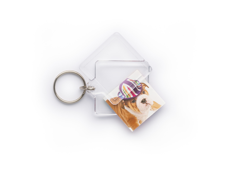 U1 Vial Square Keyrings 32x32mm