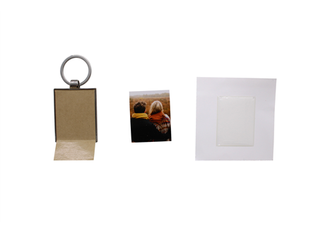 Crystal Dome Keyring 35x45mm