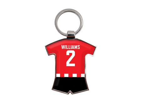Crystal Dome Keyring Sports