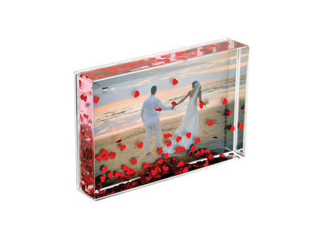 HeartBlox Acrylic Photo Box 4x6