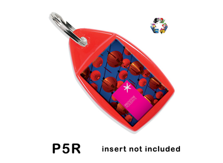 P5R Recycled Keyring 24x35mm 