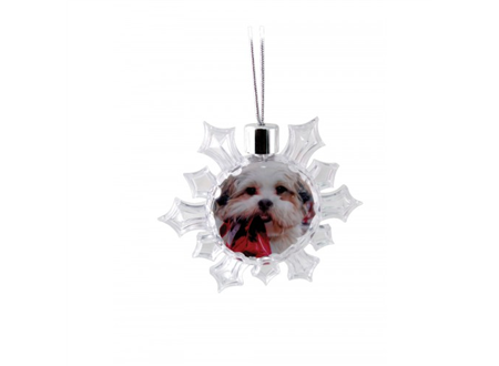 XBF02 Round Snowflake Ornament 