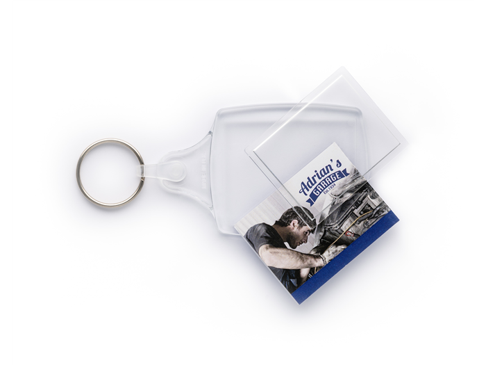 A6 Vosa Passport Keyring 35x45mm unassembled