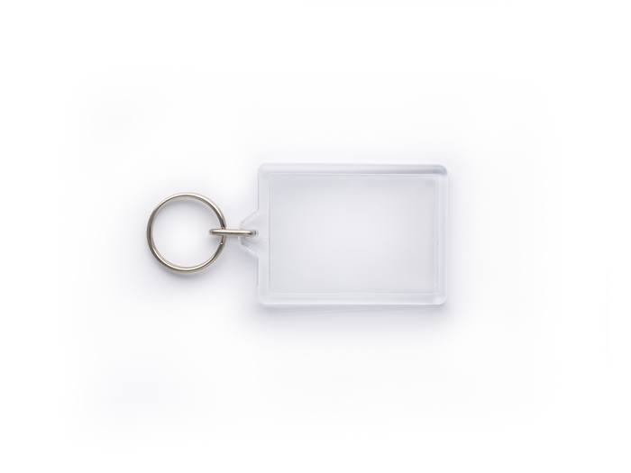 C1 Vito Keyring 35x50mm clear