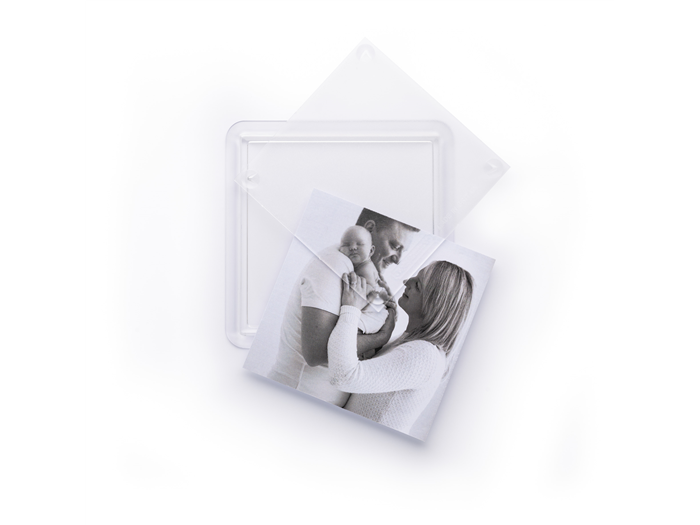 CS02 Square Insert Coasters 80x80mm unassembled