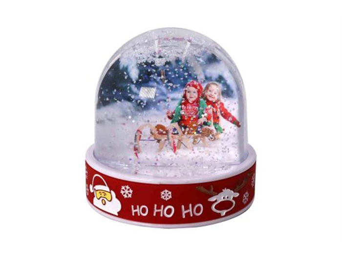 Premium Festive Snow Dome with 3D soft touch base