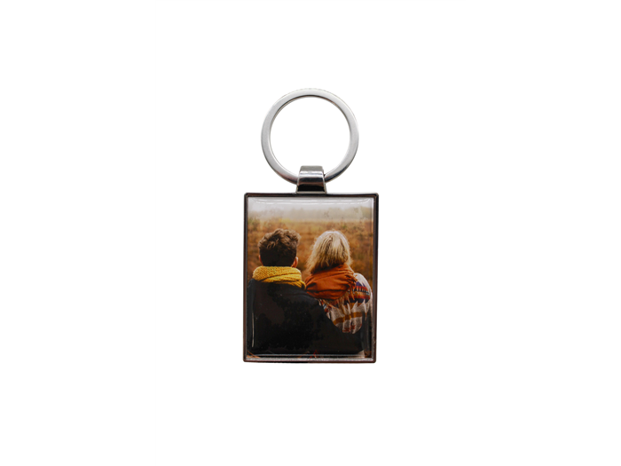 CDIP08 Crystal Dome Keyring Passport Photo Size