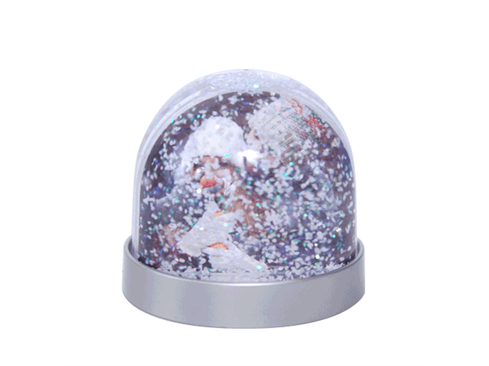 DS08 Metallic Snow Domes 70x62mm Assembled