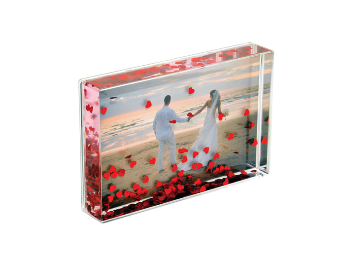 GBH46 Heart Blox 4x6 photo frame