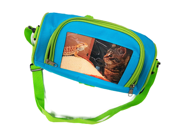 photo insert lunch box cyan