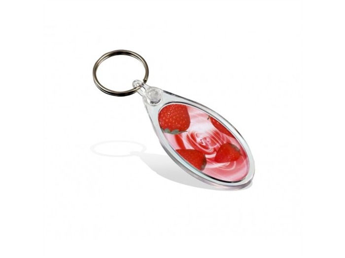 IE02 Ellipse teardrop Keyring
