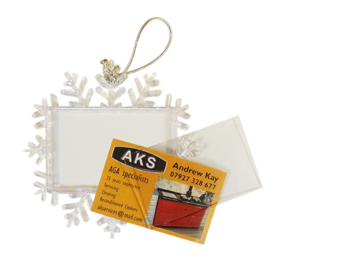 XZF02S-CR Snowflake Ornament Unassembled