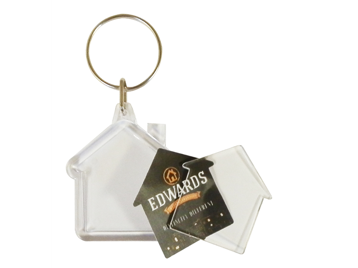 Mini-House-Keyring-35x33mm-unassembled