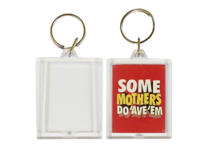 E1 Keyrings 35x45mm Blank