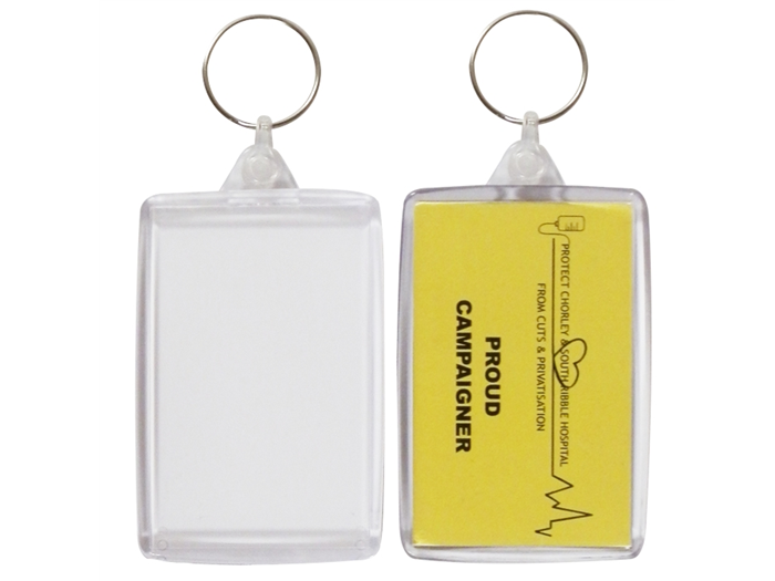 IZ02 Keyring 45x70mm Blank