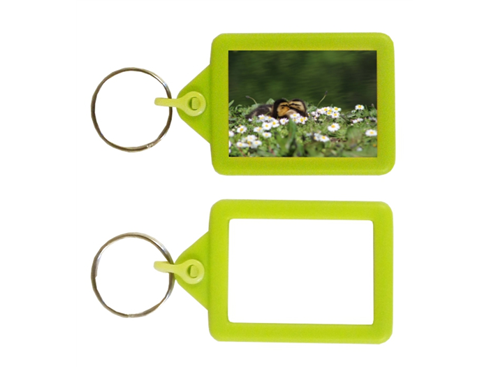 IPS02 Soft Touch Keyring 35x45mm Blank