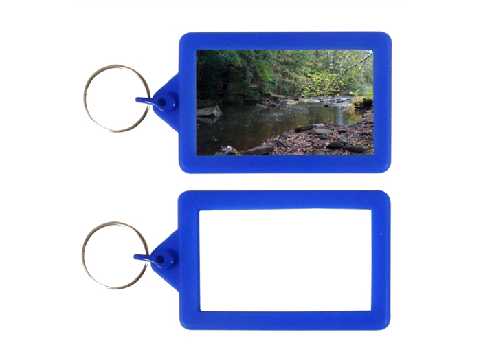 IZS02 Soft Touch Keyring 45x70mm Blank