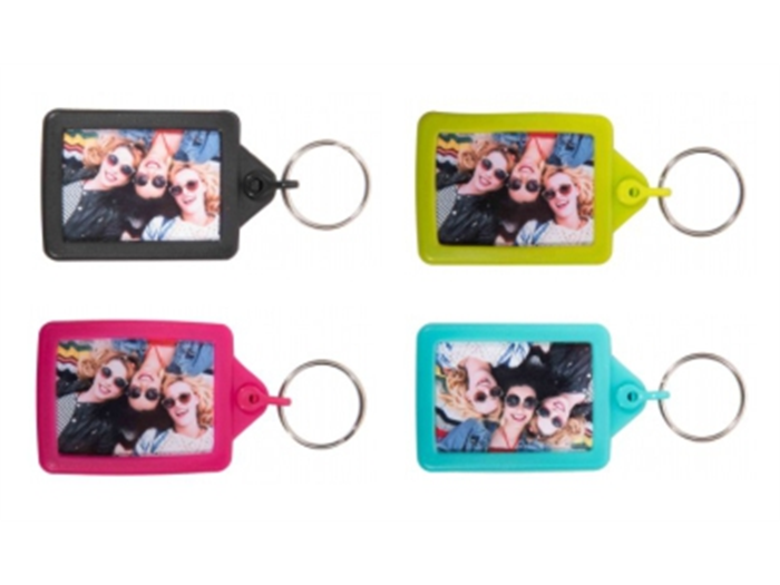 IPS02 Soft Touch Keyring 35x45mm Colours