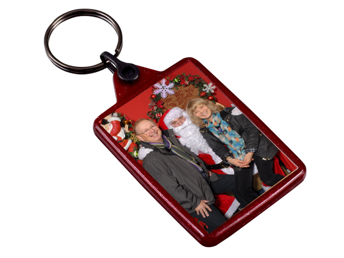 IL05 Red Recycled Festive Keyrings