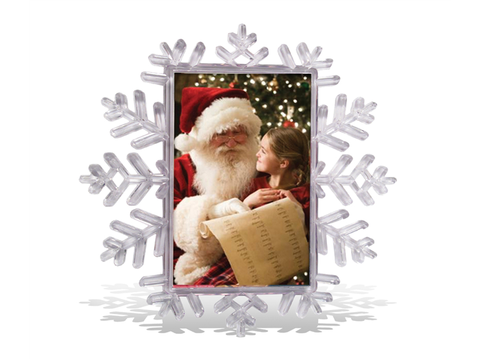 Snowflake Fridge Magnet 45x70mm portrait