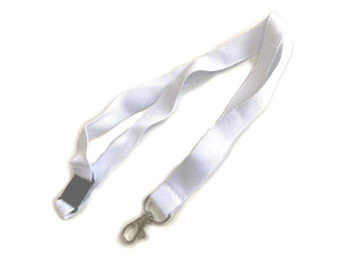 20mm Flat Polyester Lanyard with safety break