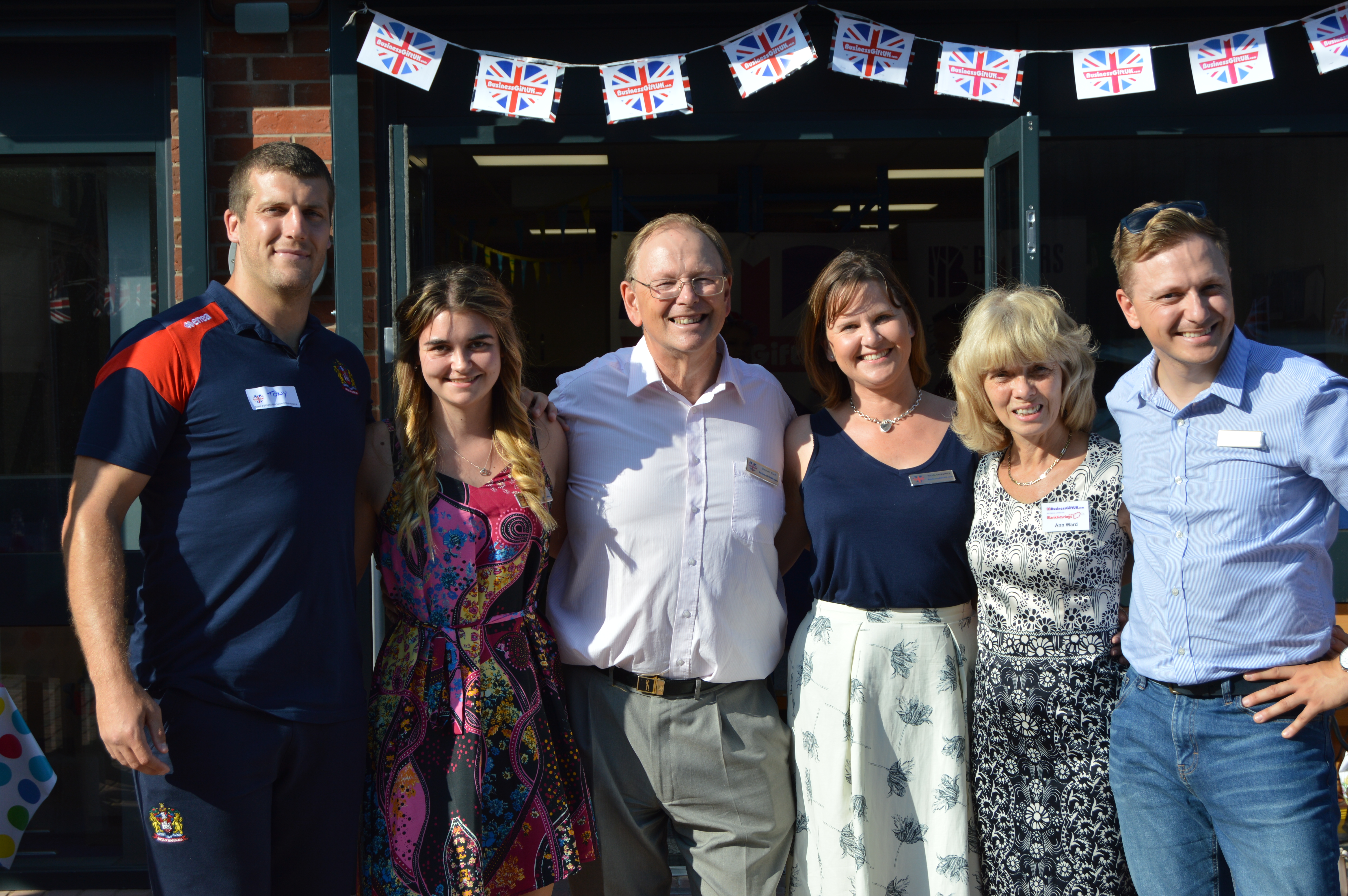 The BlankKeyrings team with Tony Clubb