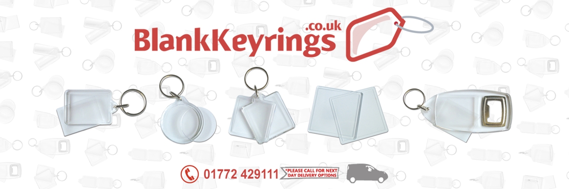 Blank key rings on Facebook