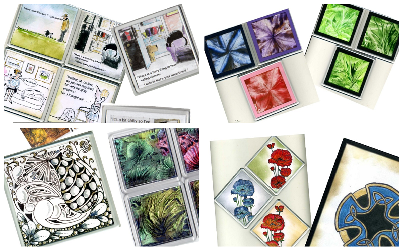 Fund raising gifts made from blank coasters. Made in Britain.